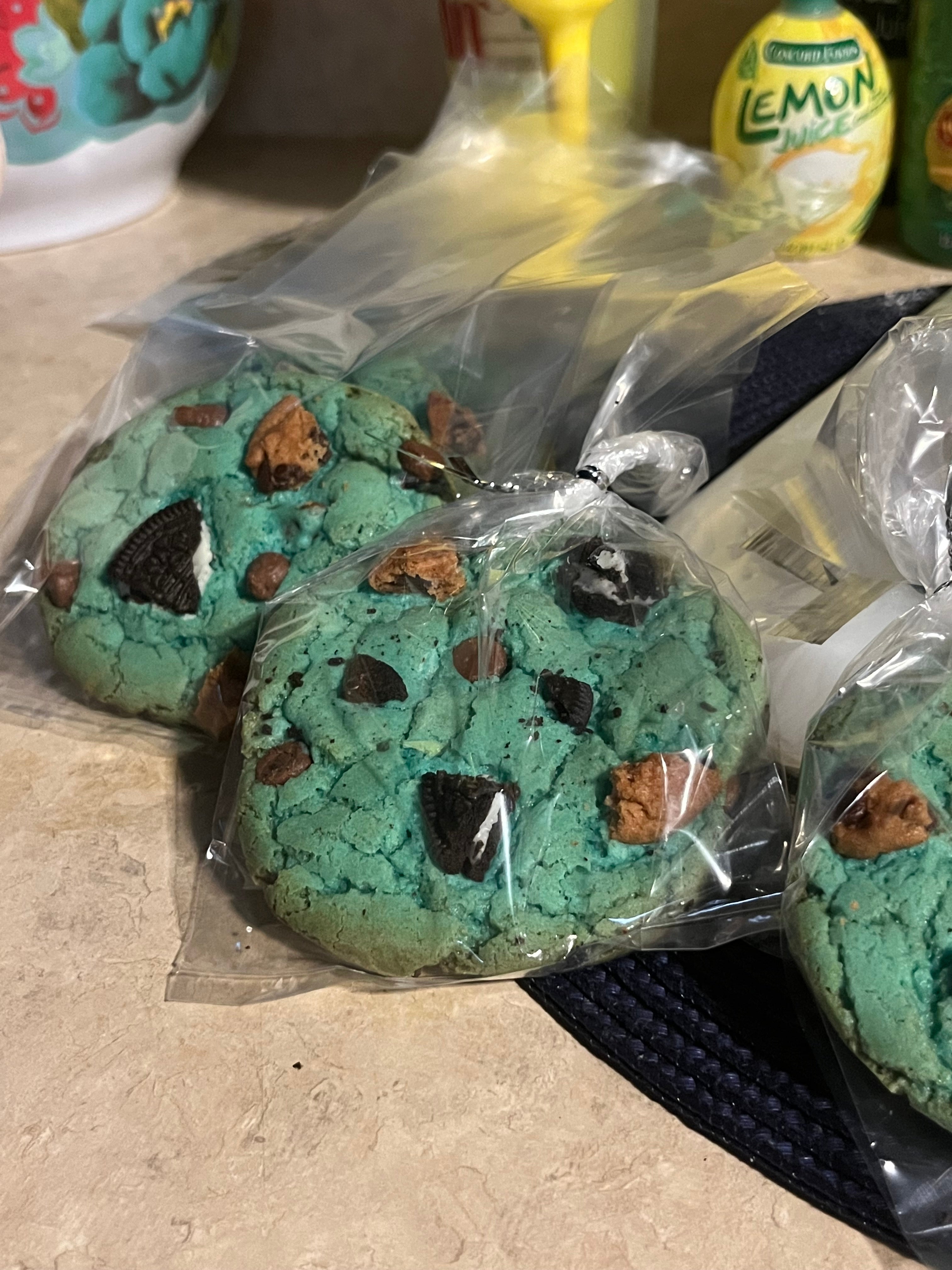 Cookie Monster cookie